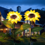 Solar Sunflower Light for Garden Decoration
