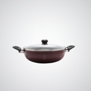AMERICAN IBEX Non Stick KADAI 240MM with Glass LID