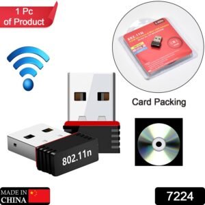 7224 Wi-fi Receiver Wireless Mini Wi-fi Network Adapter With With Driver Cd For Computer  Laptop And Etc Device Use