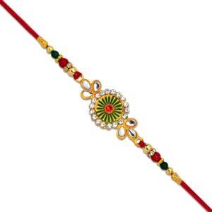 Traditional Floral Design Rakhi